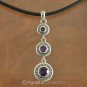 Pendant Genuine Purple Amethyst & Sterling SILVER 8.45 g ~ Handmade in Bali