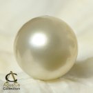 SOUTH SEA PEARL AAA Round Cream White RAJA AMPAT 11.8 mm Half-drilled 2.36 g