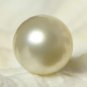 SOUTH SEA PEARL AAA Round Cream White RAJA AMPAT 11.8 mm Half-drilled 2.36 g