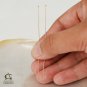 HEAD-PIN Findings Pair 925 SILVER 3.14inch Gold-Plated on Sterling Silver 0.47g