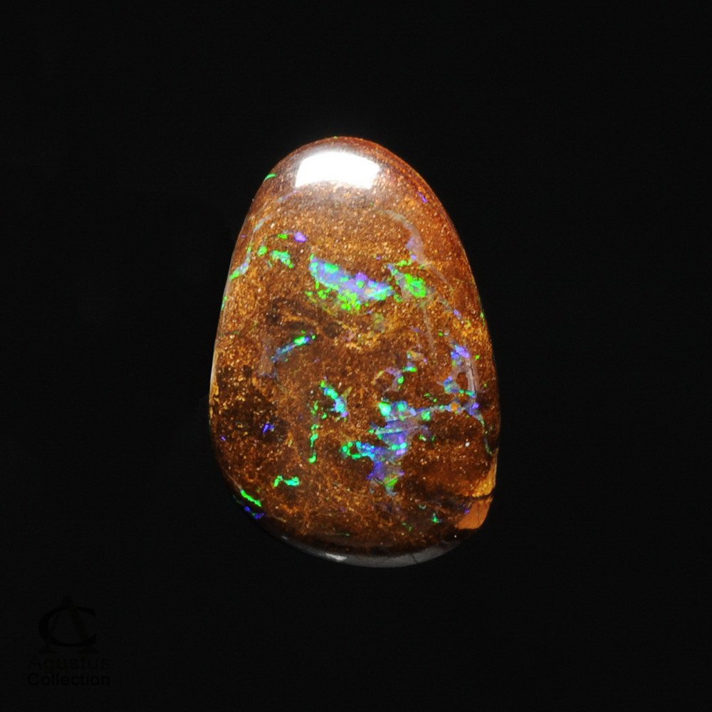 Genuine SOLID Australian Boulder OPAL Gemstone 7.72 ct