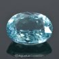 1.12 cts APATITE Paraiba Blue Oval Facet-Cut VS Clean Natural Gem Brazil