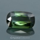 6.17cts Natural Blue Green TOURMALINE Cushion Facet-Cut Eye-Clean Nigeria Africa