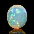 1.88 cts WELO OPAL Multicolor Rainbow Ethiopia Oval Cabochon Natural Gemstone