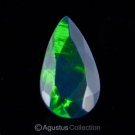 1.26 cts Black WELO OPAL Multicolor Ethiopia Drop Facet-cut Natural Gemstone