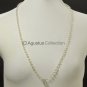 Necklace MOONSTONE BEADS, Akoya KESHI Pearls & 24K Gold Vermeil on 925 SILVER