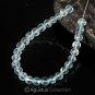 Sky Blue TOPAZ 5.51 inch Strand Faceted Round Natural Gemstone BEADS 38 ct