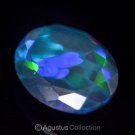 1.51 cts Black WELO OPAL Multicolor Ethiopia Oval Facet-cut Natural Gemstone