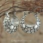 Creole EARRINGS Genuine 925 Sterling SILVER 12.99 g ~ Handmade in Bali