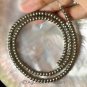 Natural PYRITE 15.66" Strand 4.4+ mm Smooth Rondelle GEMSTONE BEADS 18+ g