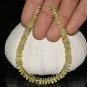 7.75" Yellow LEMON QUARTZ Strand Faceted Rondelle Disc Gemstone BEADS 64.6 ct