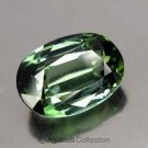 0.60 cts Green SAPPHIRE Oval Facet-cut Natural Gemstone Sri Lanka Ceylon