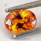 0.25 cts Orange SAPPHIRE Oval Facet-cut Natural Gemstone Sri Lanka Ceylon