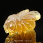 Genuine Natural Borneo AMBER Bee Insect Art Carving Genuine Gemstone 2.3 ct