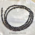 Natural Drusy Nugget DIAMOND Beads 15.7" Strand Grayish Black Gemstone 18.25 ct