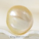SOUTH SEA PEARL Bi-Color 12.68 mm Baroque Indonesia 2.53 g un-drilled