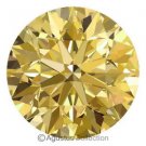 0.04 cts Round Natural loose Brownish Yellow Diamond 2.25 mm VS2 Brilliant Cut