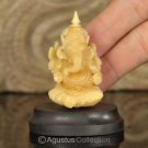 Hindu God GANESHA Carving TAGUA NUT Marvelous Carved Art Sculpture STATUE 1.86”