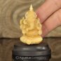Hindu God GANESHA Carving TAGUA NUT Marvelous Carved Art Sculpture STATUE 1.86â