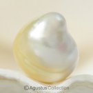 SOUTH SEA PEARL Bi-Color 15.61 mm Baroque Indonesia 2.98 g un-drilled