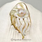 MABE Blister PEARL in SHELL Lustrous Rainbow Iridescent Carving Sumbawa 9.65 g