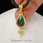 Solid 22K GOLD & Welo Black Opal Bali Granulation PENDANT BAIL & Pearl Cup 3.35g