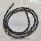 Natural Drusy Nugget DIAMOND 15.9" Bead Strand Grayish Black Gemstone 18.5 ct