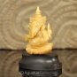 Hindu God GANESHA Carving TAGUA NUT Marvelous Carved Art Sculpture STATUE 1.68â