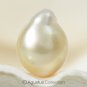 SOUTH SEA PEARL Bi-Color 15.09 mm Baroque Indonesia 2.58 g un-drilled