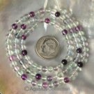 Multicolor FLUORITE 16.1 inch Strand Plain 4.5 mm Round Gemstone BEADS 60 ct