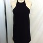 SILENCE + NOISE BLACK MINI HALTER DRESS SIZE XS