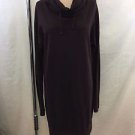 STANDARD JAMES PERSE AUBERGINE COWL NECK SWEATSHIRT DRESS SIZE 3