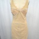 COURTWORTH PARIS CREAM LACE SHEER SLEEVELESS DRESS SIZE 10 RETAIL $2,150