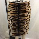 MOSCHINO CHEAPANDCHIC LEOPARD PRINT PENCIL SKIRT SIZE 10