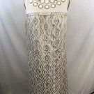 TORY BURCH IVORY/ GOLD SLEEVELESS CLAYTON DRESS SIZE 6
