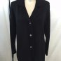 EXCLUSIVELY MISOOK BLACK BUTTON DOWN COLLAR CARDIGAN SIZE S