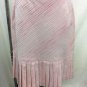 CHANEL PINK STITCHED PLEATED DROP WAIST SKIRT SIZE 42