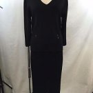 CYRUS BLACK KNIT SWEATER SIZE L SKIRT SIZE M SET