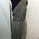 ALEXANDER WANG BLACK/ CHARCOAL DRAPED JERSEY DRESS SIZE 8