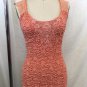 ANN FERRIDAY PEACH LACE OVERLAY CAMI ONE SIZE