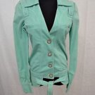 UNGARO FUCHSIA MINT GREEN TIE AROUND JACKET SIZE 6