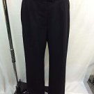 MAX MARA BLACK WOOL/ MOHAIR WIDE LEG DRESS PANTS SIZE 12