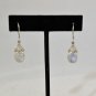 SAJEN 925 SILVER MOON STONE DANGLE EARRINGS