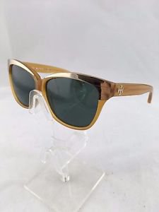 TORY BURCH TY7046 MUSTARD CAT EYE GOLD DETAIL SUNGLASSES