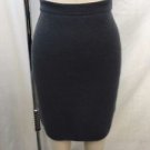LUTZ & PATMOS GRAY WOOL STRETCH PENCIL SKIRT SIZE SMALL