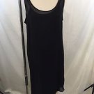 EILEEN FISHER BLACK SILK ASYMMETRICAL LINED DRESS SIZE PS RET $298
