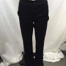 GUCCI BLACK COTTON BUTTON FLY V-BACK BUCKLE SKINNY PANTS SIZE 38