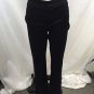 GUCCI BLACK COTTON BUTTON FLY V-BACK BUCKLE SKINNY PANTS SIZE 38