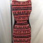 HALE BOB CORAL/ PINK SEQUIN SLEEVELESS DRESS SIZE XS