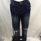 BLANK NYC DARK WASH DISTRESSED INTRO JEANS SIZE 31